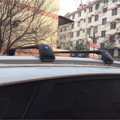 2PCS Crossbar Cross Bar Fit for Mercedes Benz GLC X254 2023-2026 Aluminum Luggage Cargo Carrier Roof Rack Rails Anti-Theft Locks Lockable in Saudi Arabia