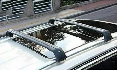 2PCS Crossbar Cross Bar Fit for Mercedes Benz GLC X254 2023-2026 Aluminum Luggage Cargo Carrier Roof Rack Rails Anti-Theft Locks Lockable in Saudi Arabia