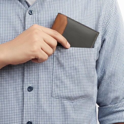 MAQUITA 12 Pcs Leather Photo Wallet for Men PU Leather Bifold Wallets Durable Design, Multiple Card Slots, Gifts for Men with Pockets for DIY in Saudi Arabia