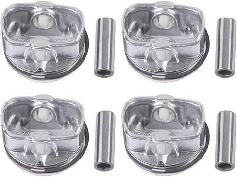4 قطع DOHC G4FD G4FC محرك توصيل قضيب المكبس الدائري كيت 230412B600 23041-2B610 23041-2B620 متوافق مع أكسنت ريو 1.6L in Kuwait