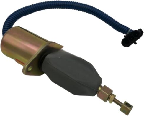 12V Stop Solenoid 127973 For Gehl Skid Steer Loader SL4625 4625SX 4625DX For Kubota Diesel Engine V2203 New Aftermarket Parts in Saudi Arabia