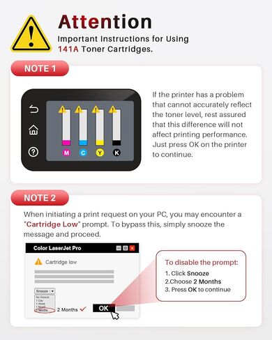 141A Black Toner Cartridge Set 2-Pack High Yield with Chip Replacement for HP 141A W1410A 141X W1410X Black LaserJet Toner Cartridge Work with HP LaserJet M110w MFP M139w M140w Printer (Black 2 Pack) in Kuwait