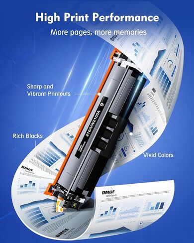 4 خراطيش حبر 210A (مع شريحة) - بديلة لطابعة HP 210A 210X، تعمل مع طابعة HP Color LaserJet Pro MFP 4301fdw اللاسلكية، MFP Pro 4301fdn 4201dw 4201dn 4301 4201 Series Printer | W2100A in Kuwait