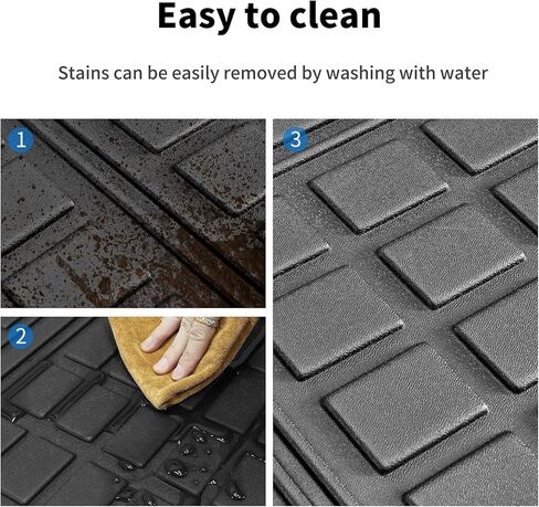 مخصص لـ 2015-2020 Chevy Suburban/GMC Yukon XL/Cadillac Escalade ESV Cargo Mats بطانة صندوق السيارة لجميع الأحوال الجوية TPE ملحقات حصيرة الحماية (فقط لـ 15-20 Suburban/Yukon XL/Escalade ESV) in Kuwait