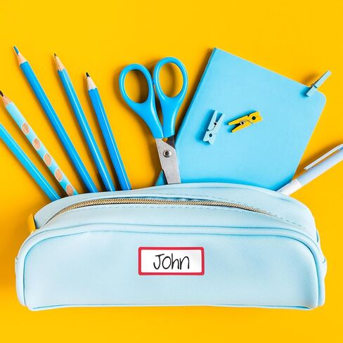 Avery No-Iron Fabric Name Labels, Rainbow Borders Preprinted Designs, Handwrite-Only, 24 Preprinted Labels (40706) in Kuwait