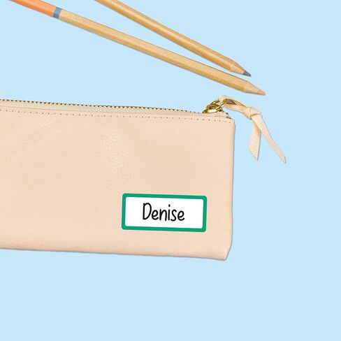 Avery No-Iron Fabric Name Labels, Rainbow Borders Preprinted Designs, Handwrite-Only, 24 Preprinted Labels (40706) in Kuwait