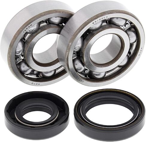 All Balls Racing 24-1008 Crank Shaft Bearing Kit Compatible with/Replacement for Kawasaki KX125 88-05 in Saudi Arabia
