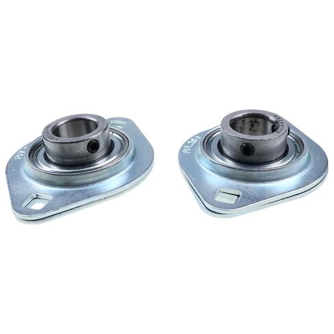 2X 3/4" Pressed Steel Two Bolt Flange Bearing Compatible with Dump Truck Tarp Systems SBPFL204-12 SBSFL204-12 in Kuwait