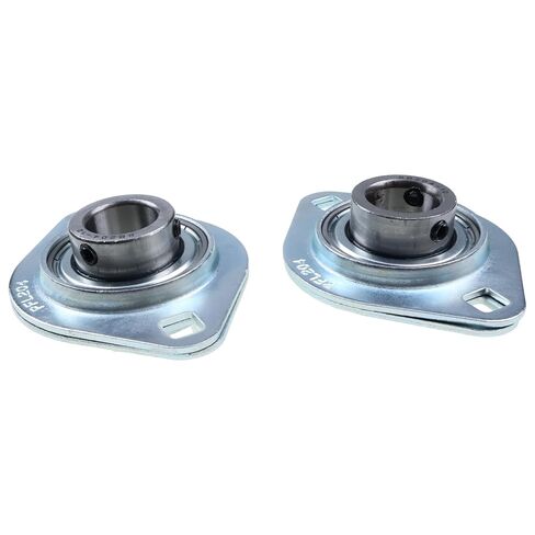 2X 3/4" Pressed Steel Two Bolt Flange Bearing Compatible with Dump Truck Tarp Systems SBPFL204-12 SBSFL204-12 in Kuwait