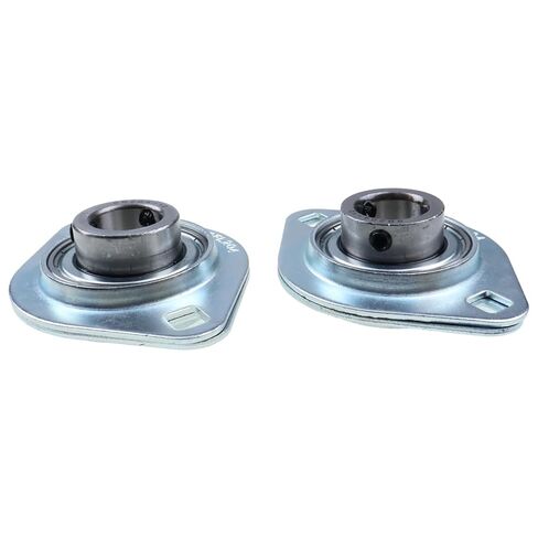 2X 3/4" Pressed Steel Two Bolt Flange Bearing Compatible with Dump Truck Tarp Systems SBPFL204-12 SBSFL204-12 in Kuwait