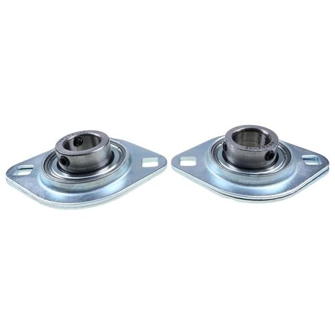 2X 3/4" Pressed Steel Two Bolt Flange Bearing Compatible with Dump Truck Tarp Systems SBPFL204-12 SBSFL204-12 in Kuwait
