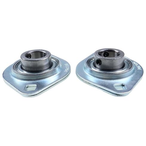 2X 3/4" Pressed Steel Two Bolt Flange Bearing Compatible with Dump Truck Tarp Systems SBPFL204-12 SBSFL204-12 in Kuwait
