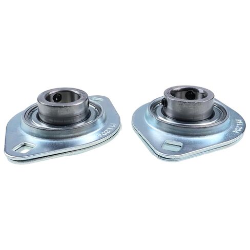 2X 3/4" Pressed Steel Two Bolt Flange Bearing Compatible with Dump Truck Tarp Systems SBPFL204-12 SBSFL204-12 in Kuwait