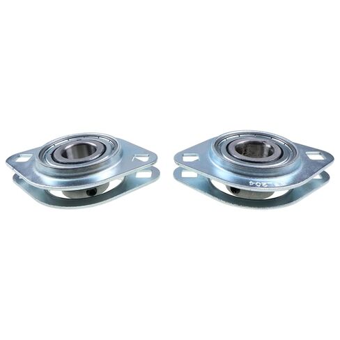2X 3/4" Pressed Steel Two Bolt Flange Bearing Compatible with Dump Truck Tarp Systems SBPFL204-12 SBSFL204-12 in Kuwait