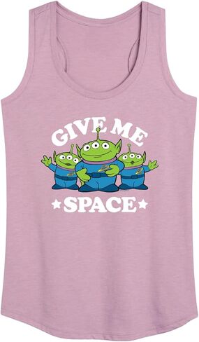Disney Toy Story - Aliens Give Me Space - قميص بدون أكمام نسائي بظهر متسابق in Kuwait