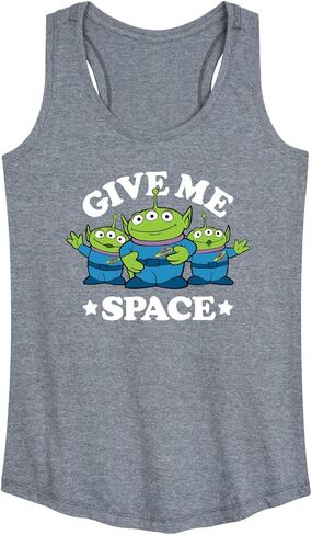 Disney Toy Story - Aliens Give Me Space - قميص بدون أكمام نسائي بظهر متسابق in Kuwait