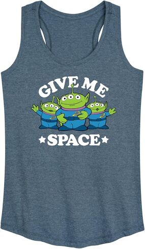 Disney Toy Story - Aliens Give Me Space - قميص بدون أكمام نسائي بظهر متسابق in Kuwait