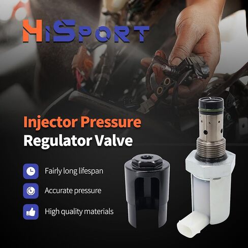 HiSport 6.0L IPR Valve Injector Pressure Regulator - Compatible with Ford E-350 E-450 F-250 F-350 F-450 F-550 Super Duty Excursion 6.0L 2005-2010 - Replace 5C3Z9C968CA in Saudi Arabia