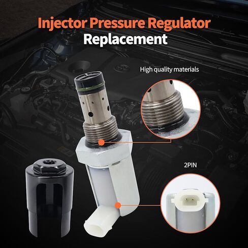 HiSport 6.0L IPR Valve Injector Pressure Regulator - Compatible with Ford E-350 E-450 F-250 F-350 F-450 F-550 Super Duty Excursion 6.0L 2005-2010 - Replace 5C3Z9C968CA in Saudi Arabia