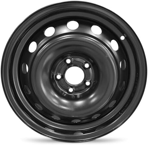 New 16x7 inch OEM Direct Replacement Steel Wheel for 2001-2009 Volvo S60 5-108mm Black 16 in Rim 91731224 in Saudi Arabia