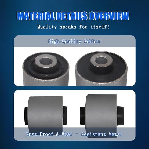 6PCS 523-081 Rear Suspension Knuckle Bushing compatible with Chry.sler 200 2011-2014 Dodge Avenger 2011-2014 Journey 2011-2020, Replaces 5085532AH 5085533AH 68083244AB 68083244AC 68083244AD in Kuwait