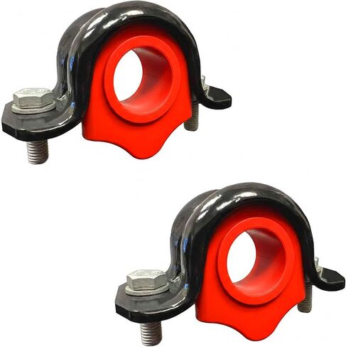 Suspension Dudes Front Sway Bar Stabilizer CODE RED Bracket/Bushing Kit FITS Wrangler 2018-2026, Gladiator 2020-2026, W/O Electronic Disconnect - Bushings Made In USA in Saudi Arabia