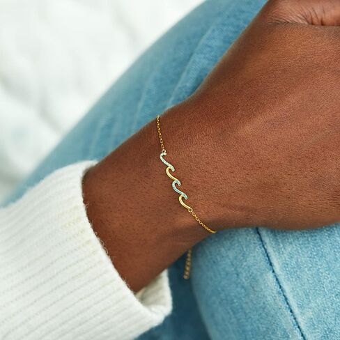 هدايا المعلم من STORYJEWELLERY للنساء، هدايا تقدير المعلم، سوار مموج، هدية للمعلمين في نهاية العام، هدية شكر للمعلمين من الطلاب in Kuwait