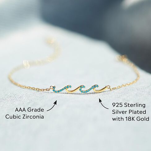 هدايا المعلم من STORYJEWELLERY للنساء، هدايا تقدير المعلم، سوار مموج، هدية للمعلمين في نهاية العام، هدية شكر للمعلمين من الطلاب in Kuwait