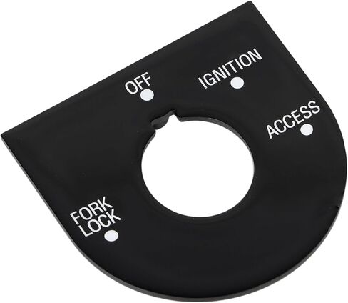 Gloss Black Inner Fairing Front Ignition Switch Panel Trim Accent Covers For Harley Road Glide 1998-2013 in Saudi Arabia