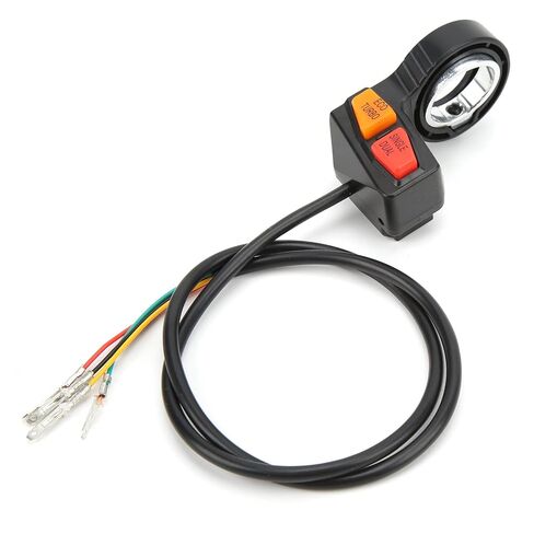 Electric Scooter Handlebar Switch, Dual Drive Eco Turbo Control with Ipx4 Proof Orange Red Buttons, 58cm Cable, for ATV, Scooter, Off road in Saudi Arabia