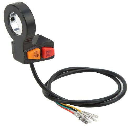 Electric Scooter Handlebar Switch, Dual Drive Eco Turbo Control with Ipx4 Proof Orange Red Buttons, 58cm Cable, for ATV, Scooter, Off road in Saudi Arabia
