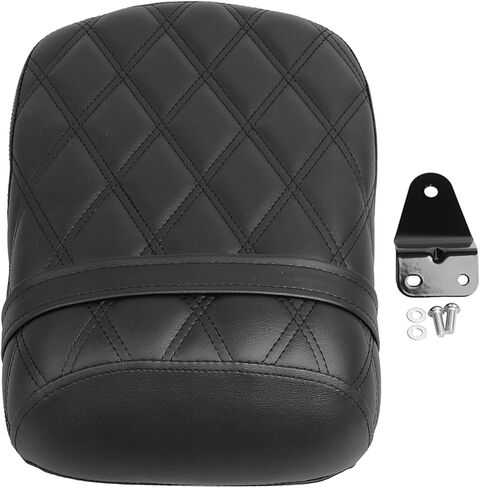 Black Motorcycle Smooth Synthetic Leather Rear Passenger Cushion Seat for Suzuki Volusia VL800 2001-2004, Boulevard C50 2004-2013 in Saudi Arabia