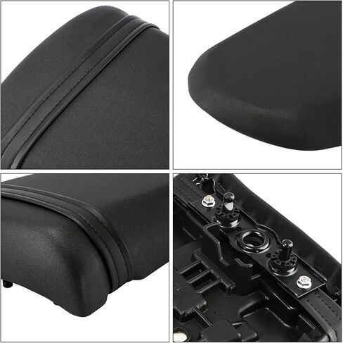 TCMT Black Leather Rear Seat Motorcycle Passenger Pillion Fits For Suzuki GSX-R 1000 GSXR 1000 2003-2004 K3 K4 in Saudi Arabia