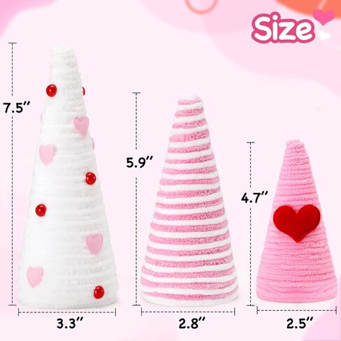 Huray Rayho 3 PCS St Patricks Day Table Decorations Tiered Tray Shamrock Mini Yarn Trees Green and White Farmhouse Decor for Holiday Indoor Room Kitchen Home Decor Party Ideal Gift in Kuwait