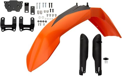 Tusk High Fender Kit Orange Compatible with KTM 1090/R 2017-2018/1190/R 2014-2016/1290 Super Adventure R 2017-2020 in Saudi Arabia