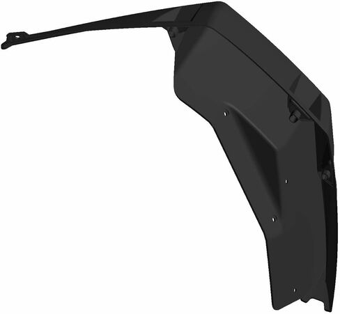 Polaris Fender Flare، أمامي، يمين، عريض، أسود لامع، قطعة OEM الأصلية 5438728-070، الكمية 1 in Saudi Arabia