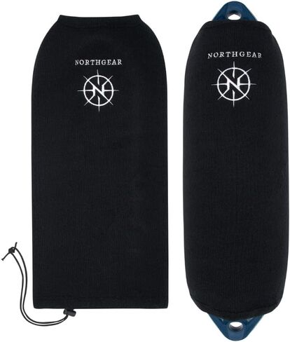 Boat Fender Covers 8"x23" Boat Bumper Cover Protects Against UV Damage and from Hull Rub Marks on Boat; Hard-Working, Durable Polyester Withstands Harsh Marine Environment, Navy Blue in Kuwait