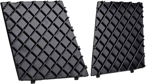 Astra Depot 2pcs Matte Black Front Bumper Covers Compatible with 03-10 BMW E60 E61 M Sport Lower Mesh Grille in Saudi Arabia