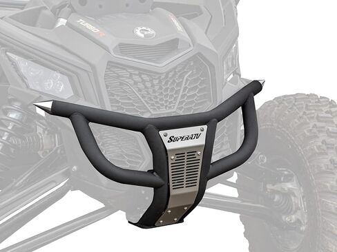 SuperATV Prerunner Front Bumper Compatible with Can-Am Maverick X3, Made of 1.75" x 1/16" Steel Tubing, Unique, Aggressive Look, Full Front-End Protection, Bolt-On Mount Design, See Fitment, USA Made in Saudi Arabia