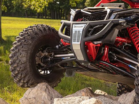 SuperATV Prerunner Front Bumper Compatible with Can-Am Maverick X3, Made of 1.75" x 1/16" Steel Tubing, Unique, Aggressive Look, Full Front-End Protection, Bolt-On Mount Design, See Fitment, USA Made in Saudi Arabia