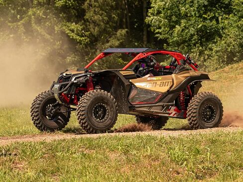 SuperATV Prerunner Front Bumper Compatible with Can-Am Maverick X3, Made of 1.75" x 1/16" Steel Tubing, Unique, Aggressive Look, Full Front-End Protection, Bolt-On Mount Design, See Fitment, USA Made in Saudi Arabia