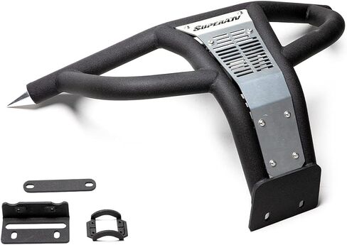 SuperATV Prerunner Front Bumper Compatible with Can-Am Maverick X3, Made of 1.75" x 1/16" Steel Tubing, Unique, Aggressive Look, Full Front-End Protection, Bolt-On Mount Design, See Fitment, USA Made in Saudi Arabia