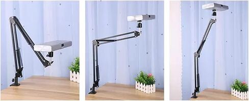 Desktop Bedside Hole Free Projector Folding Universal Wall Projector Universal Telescopic Projector for Home Office Multi-Function Stand,Gold in Saudi Arabia