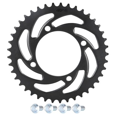 41T 420 Rear Chain Sprocket 420 Chain 76mm 4 Bolts Fits for 50cc 70cc 110cc 125cc 140cc 160cc SSR CRF50 CRF70 XR50 Taotao Coolster Apollo RFZ SSR Dirt Pit Bikes Motorcycle ATV in Saudi Arabia