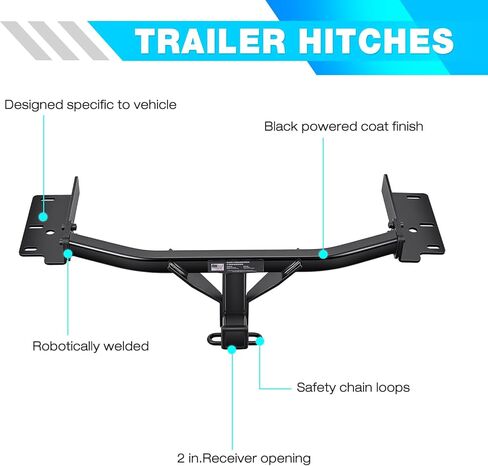 وصلة مقطورة من الفئة 3 مقاس 2 بوصة مناسبة لسيارات 2020-2024 Ford Explorer ALL/2020-2024 Lincoln Aviator All in Kuwait