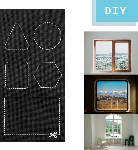 ستائر التعتيم المحمولة ستائر ظلال لغرفة النوم، بدون حفر غطاء نافذة من الشمس DIY لغرفة الحضانة الداخلية، 40 × 57 بوصة in Kuwait