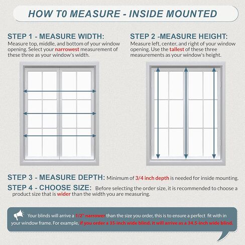 szximu 1 "الستائر اللاسلكية للنوافذ الداخلية، 60" ث × 64 "ح ستائر النوافذ، تصفية الضوء الأفقي الصغير أعمى، الستائر البيضاء والظلال للمنزل مكتب غرفة نوم المطبخ غرفة المعيشة in Kuwait