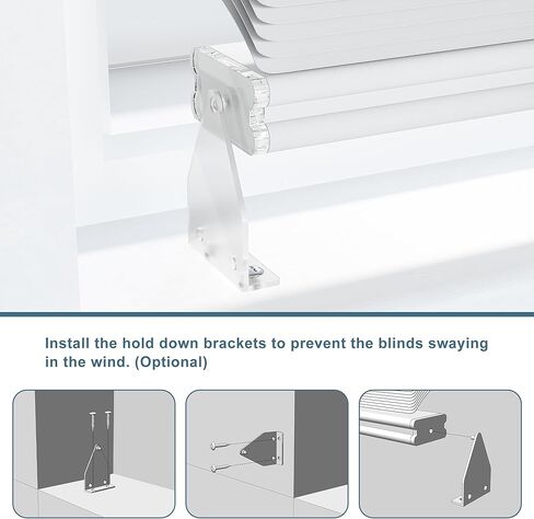 szximu 1 "الستائر اللاسلكية للنوافذ الداخلية، 60" ث × 64 "ح ستائر النوافذ، تصفية الضوء الأفقي الصغير أعمى، الستائر البيضاء والظلال للمنزل مكتب غرفة نوم المطبخ غرفة المعيشة in Kuwait