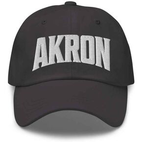 Akron Baseball Cap Akron Dad Hat Indiana in Hat Embroidered Souvenir in Saudi Arabia
