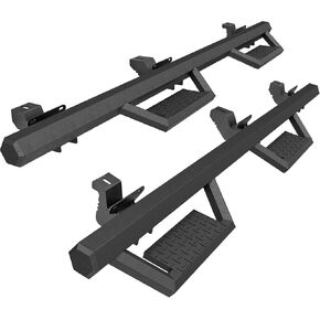 Running Boards Compatible with 2018-2026 Jeep Wrangler JL 4 Doors, 4.4" Side Nerf Step Rails, Heavy-Duty Black Carbon Steel Nerf Bars (18-26 Jeep Wrangler JL 4 Doors) in Saudi Arabia
